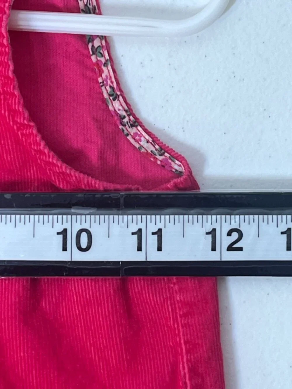 Baby GAP Girls Corduroy Dress Size 5 Pink Sleeveless Ruffle Toddler